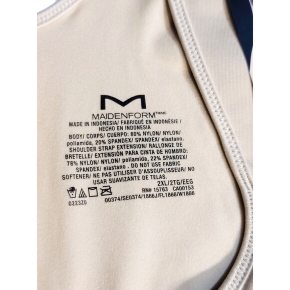 Flexees Dream 1866 Torsette WYOB Maidenform Body Firm Control Shapewear 2XL, NWT - Picture 7 of 14